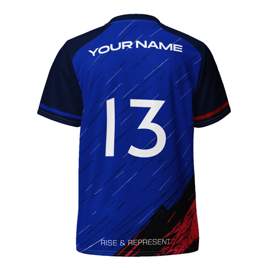 Jersey Lifestyle “HAITI TO THE WORLD” – Personnalisable (Nom & Numéro)