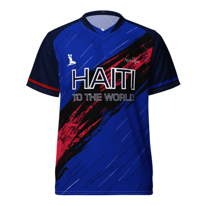 Jersey Lifestyle “HAITI TO THE WORLD” – Personnalisable (Nom & Numéro)